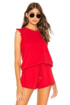 Ruffle Sleeveless Pullover