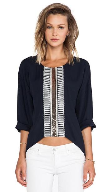 Sass & Bide On The Spot Pullover In Navy