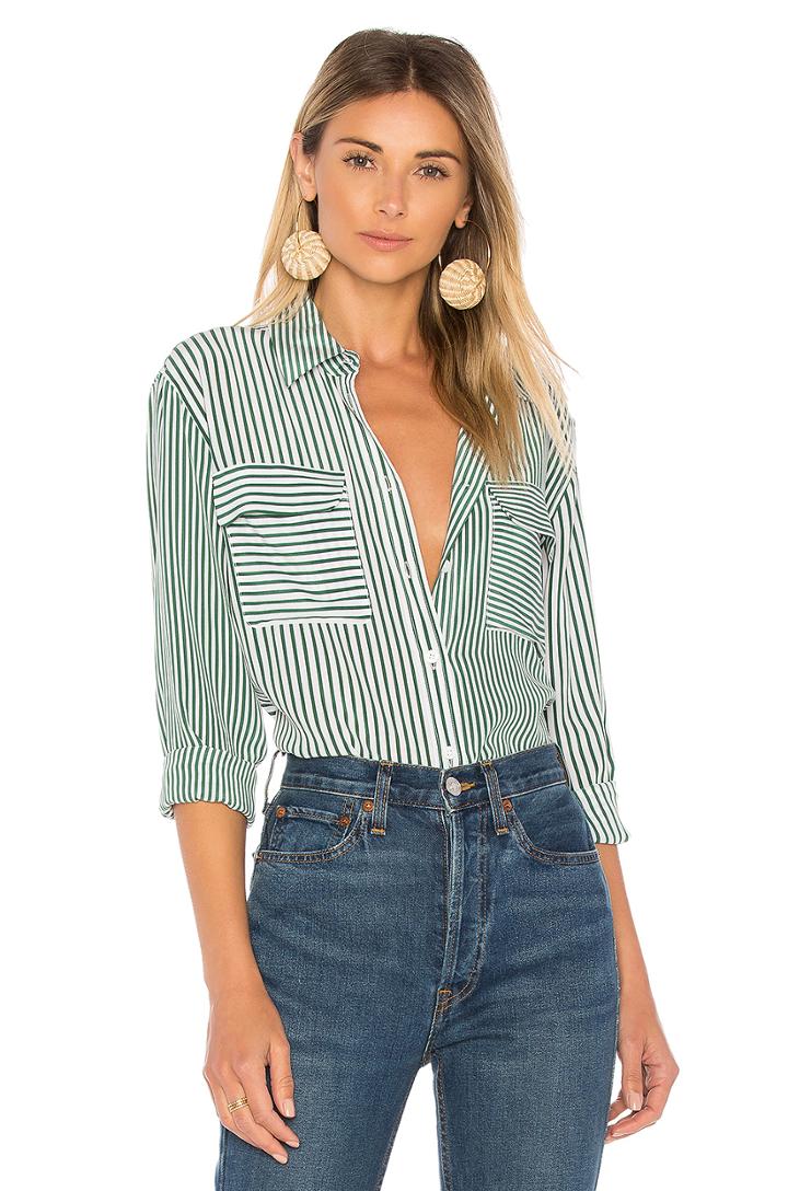 Signature Stripe Button Up