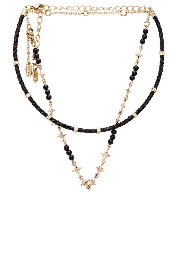 Rope Beaded Layered Choker