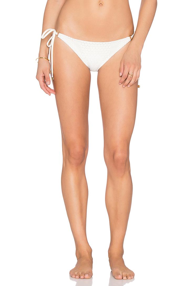 Daisy Eyelet String Bikini Bottom