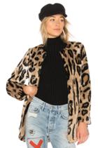 Leopard Faux Fur Coat