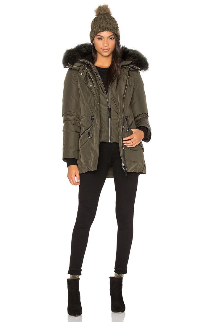 Katryn Asiatic Raccoon Fur Coat