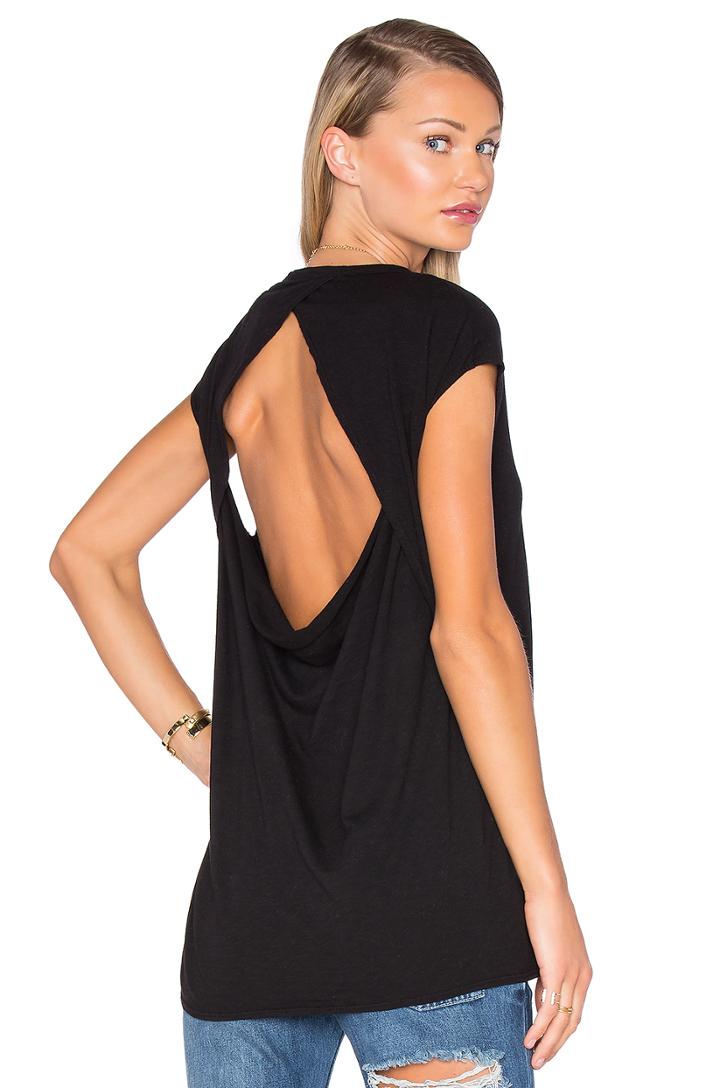 Drape Back Muscle Tee