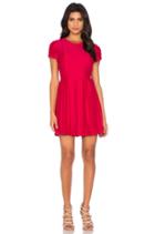 Pleated Flare Dress