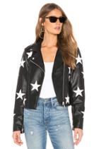 Star Vegan Leather Jacket