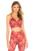 Lux Criss Cross Cropped Tank