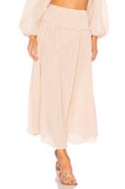Bayou Shirred Long Skirt