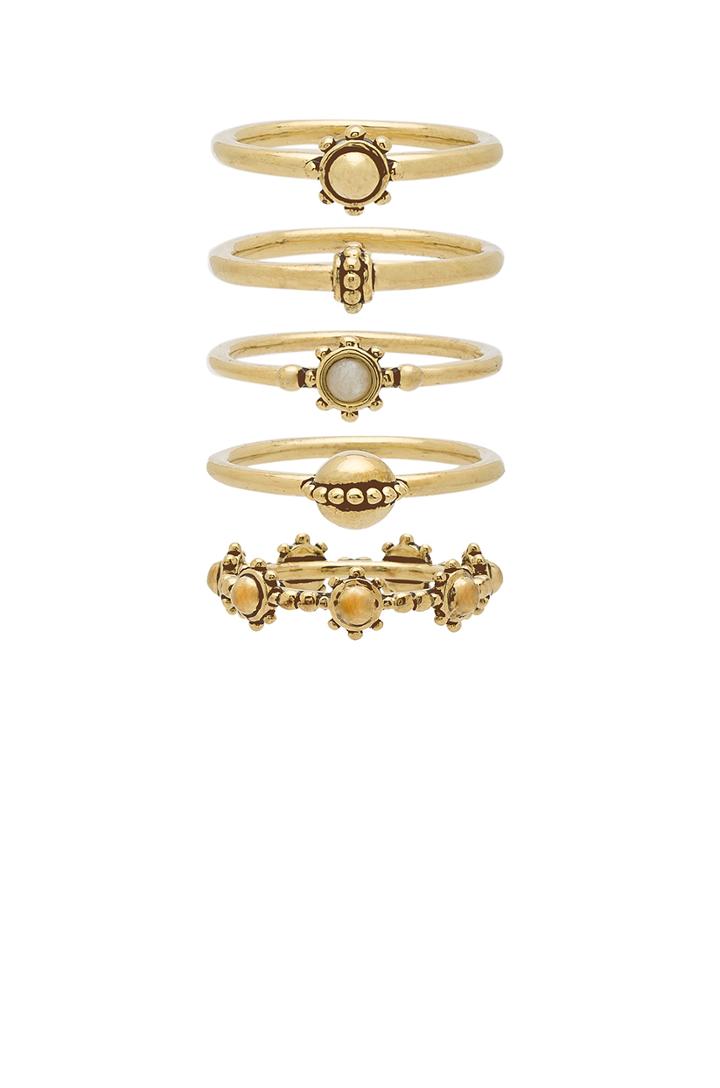 The Baroque Stack Ring Set