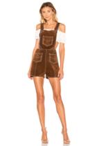 Suede Studded Romper