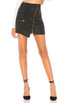 High Rise Moto Skirt