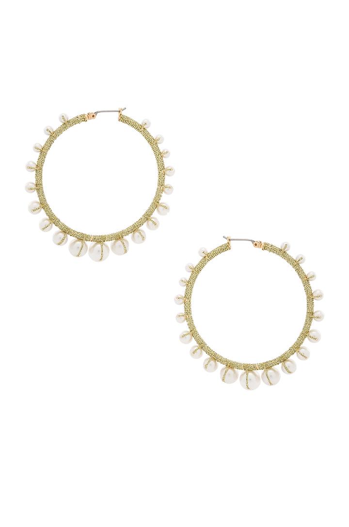 Morocco Pearl Hoops