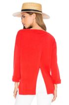 High Low Open Back Sweater