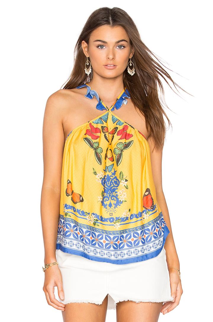 Formenteira Ruffle Strap Top