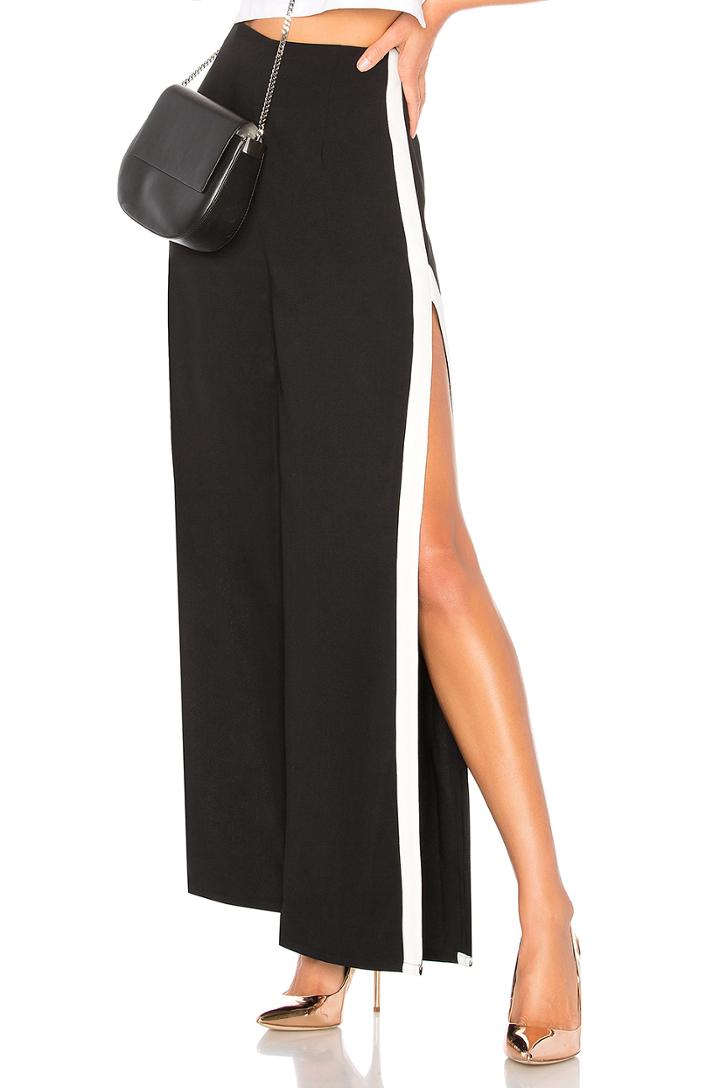 Deborah High Slit Track Pant