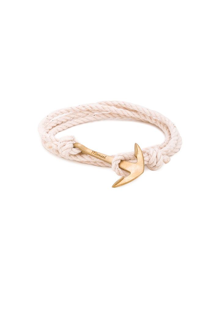 Brass Anchor On Rope
