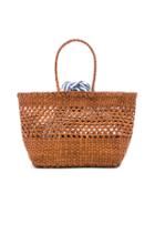 Edith Woven Leather Mini Tote