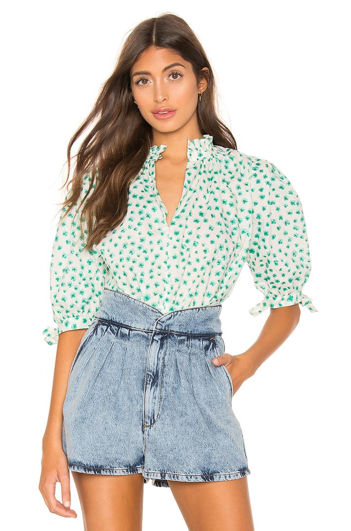 Emerald Daisy Top