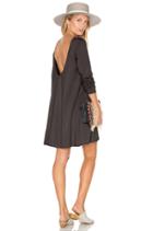 Open Back Pocket Tee Dress