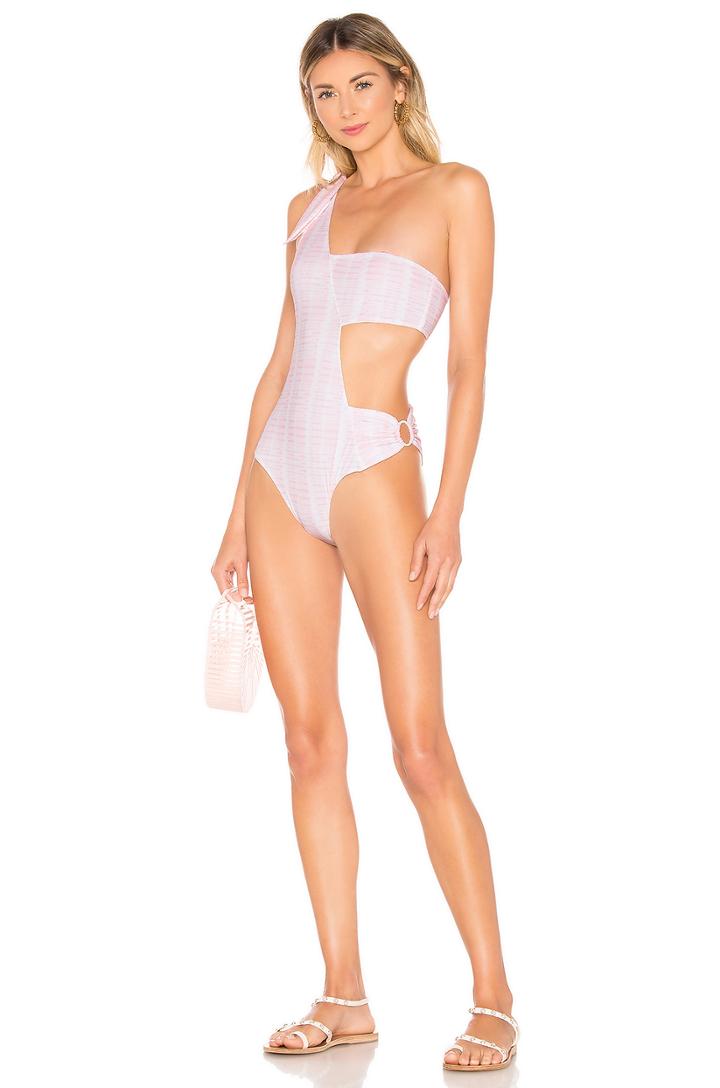 Tie Dye Asymmetric One Piece