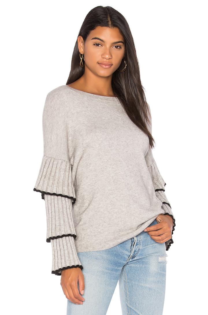 Bourbon Street Ruffle Sleeve Sweater