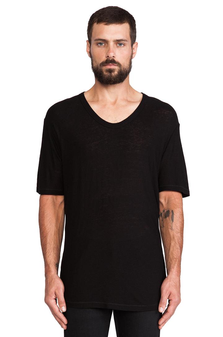 Pilly Low Neck Tee