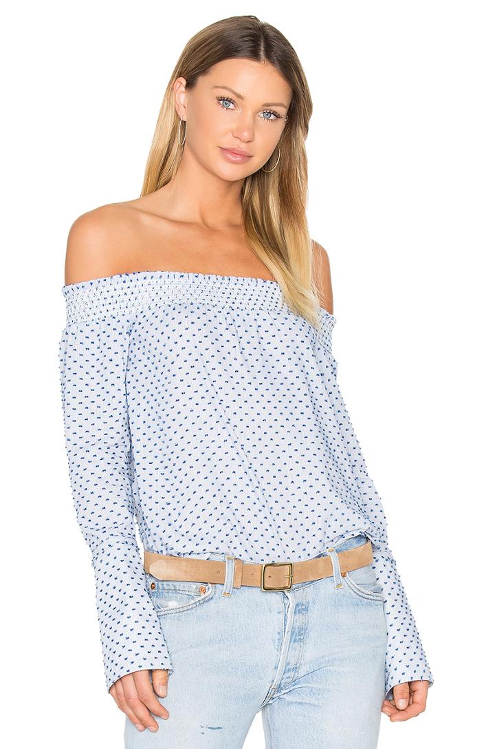 Long Sleeve Off The Shoulder Blouse