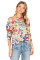 Crop Floral Sweater