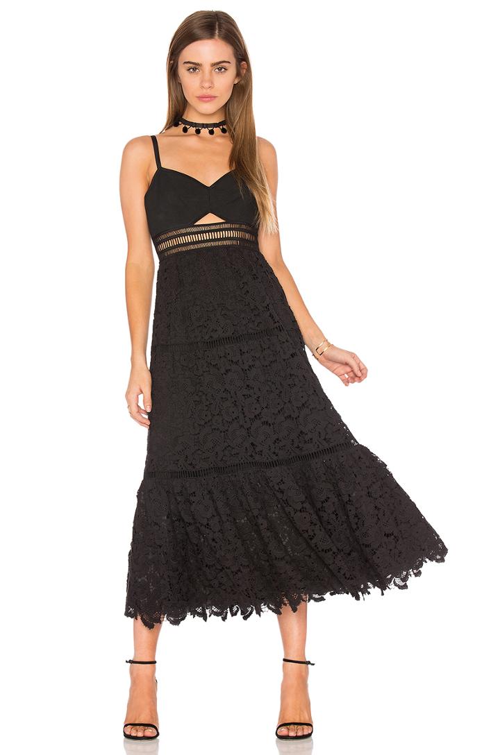 Sleeveless Lace Dress