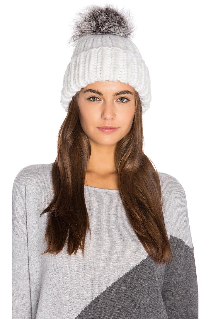 Rain Artic Fox Fur Beanie