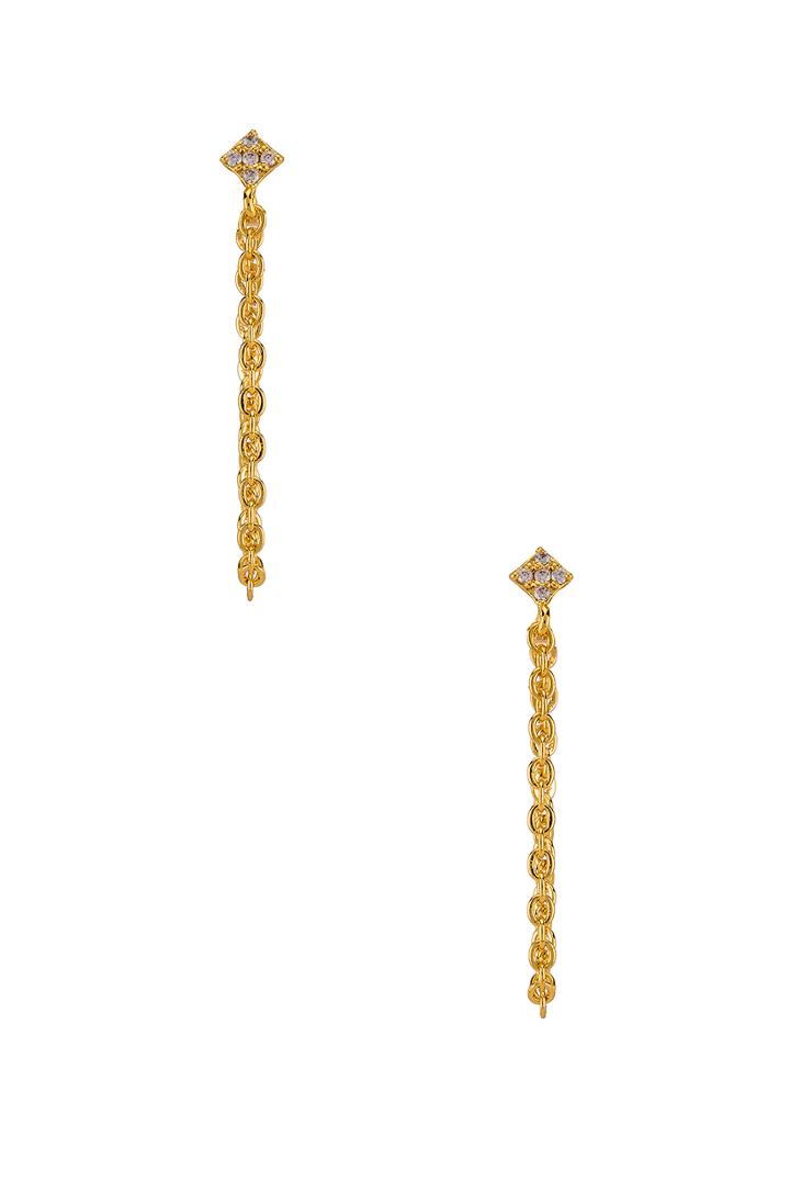 Shimmering Star Chain Earring