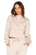 Satin Crop Hoody