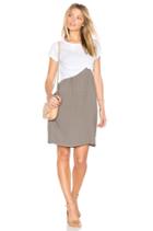 Cropped Tee With Slip Dress