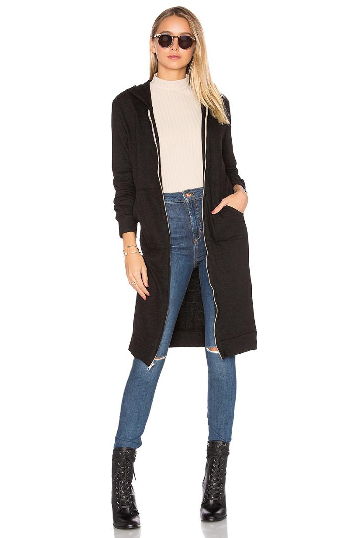 Long Zip Hoodie