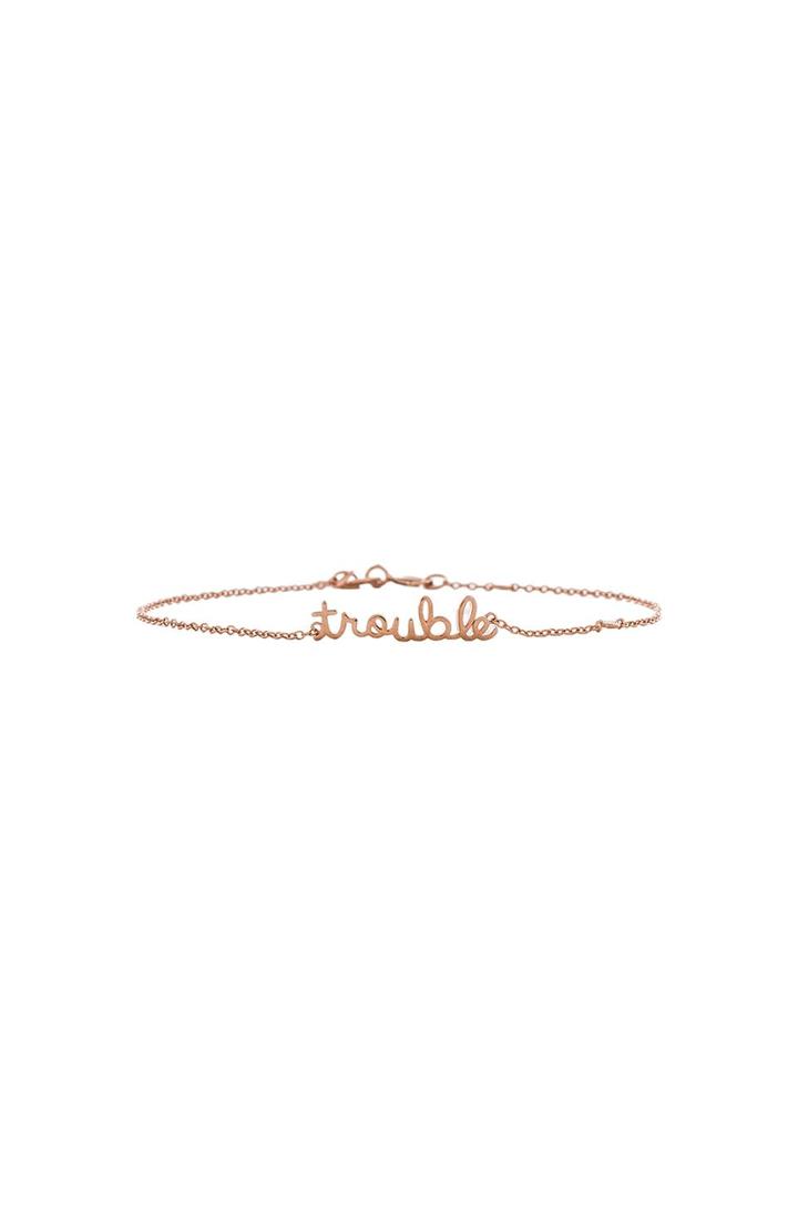 Trouble Bracelet With Diamond Bezel