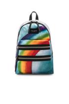 Rainbow Printed Biker Backpack