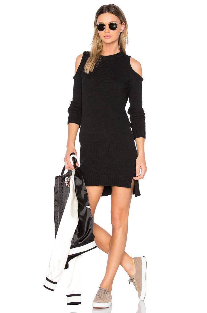 Asheville Cold Shoulder Sweater Dress