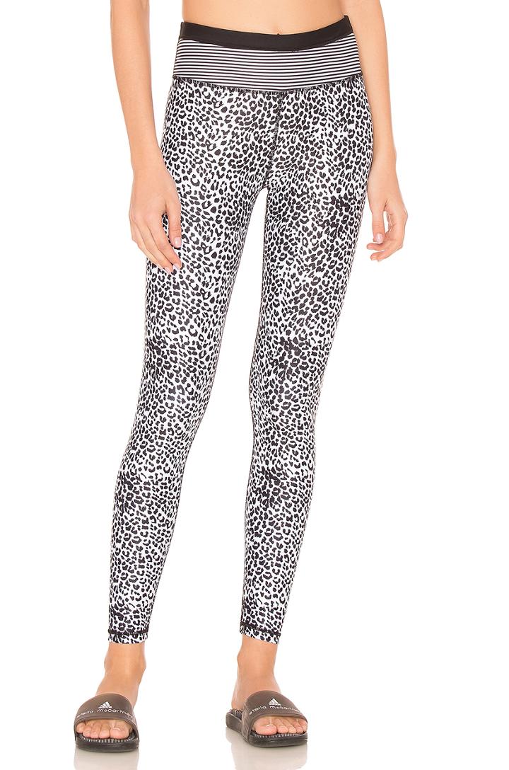 Striped Leopard Legging