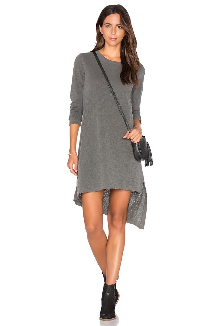 Extreme Slant Hem Dress