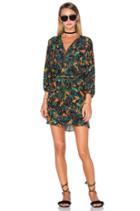 Tropical Long Sleeve Dress