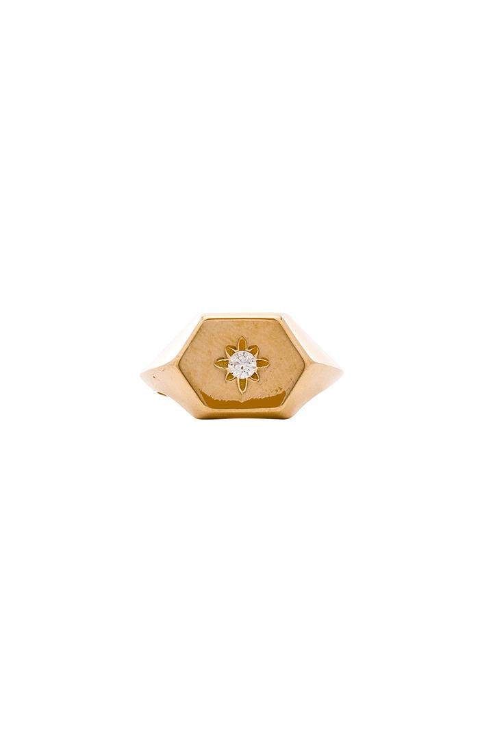 Star Gazer Signet Ring
