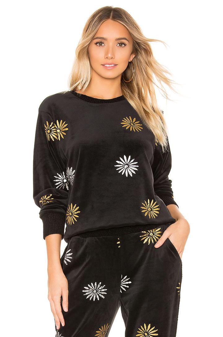X Margherita Velluto Daisy Pullover Sweatshirt