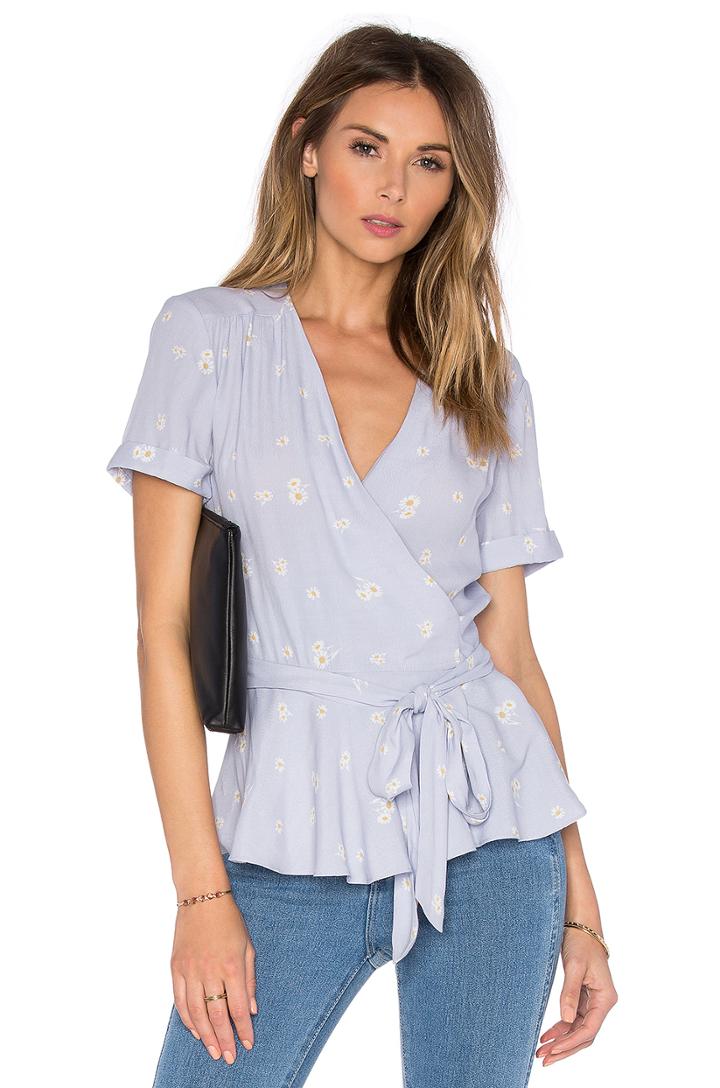 The Retro Wrap Blouse