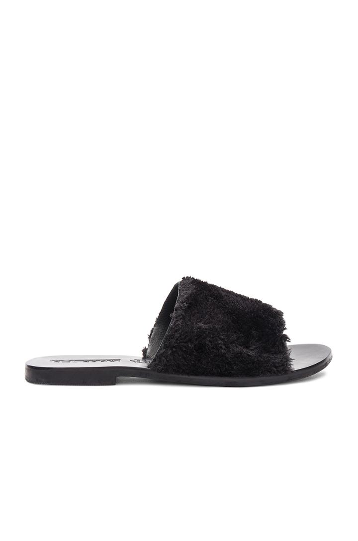 Teresa Sheep Fur Slide