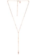 Pave Spike Beaded Y Necklace