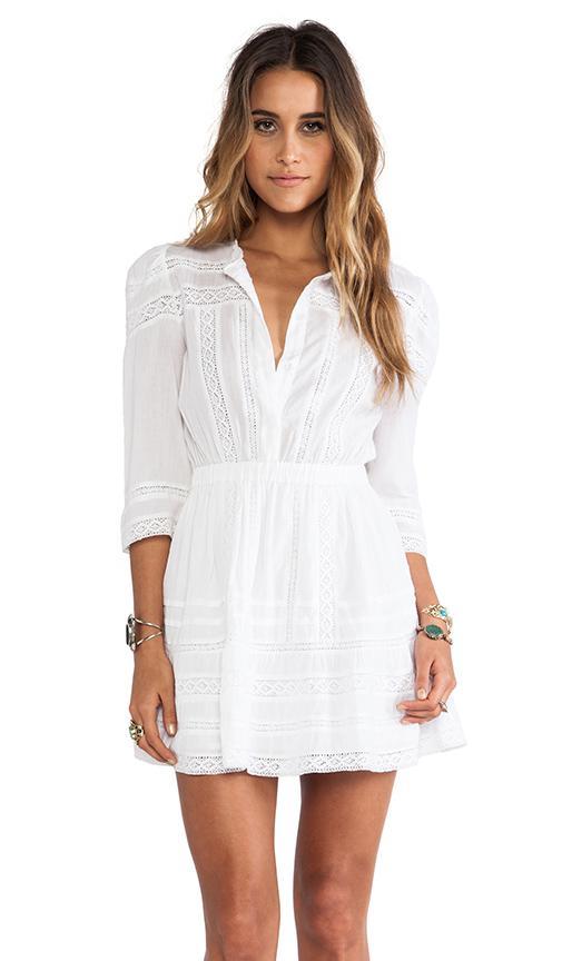 Tularosa Payton Dress In White
