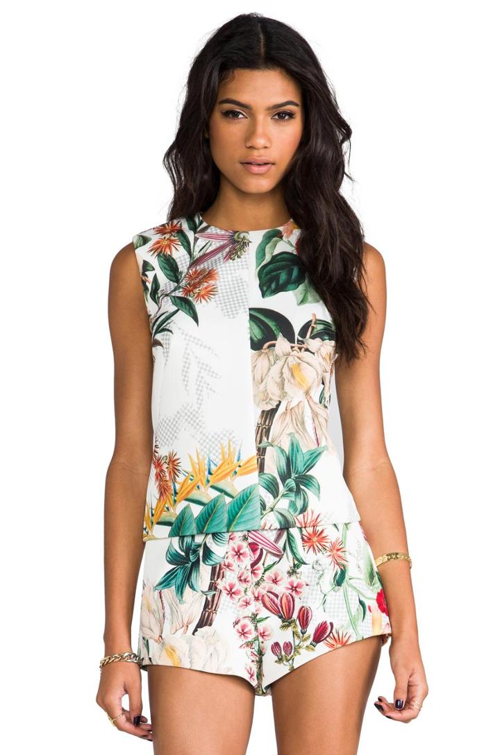 Cameo Night Fall Top In White