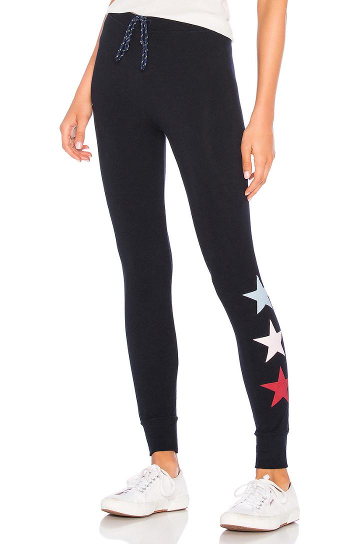 Tri Color Stars Skinny Sweatpant