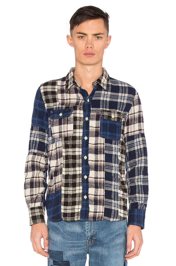 Patchwork Flannel Shirt