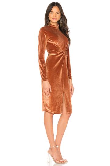 Canyon Velvet Twist Dress